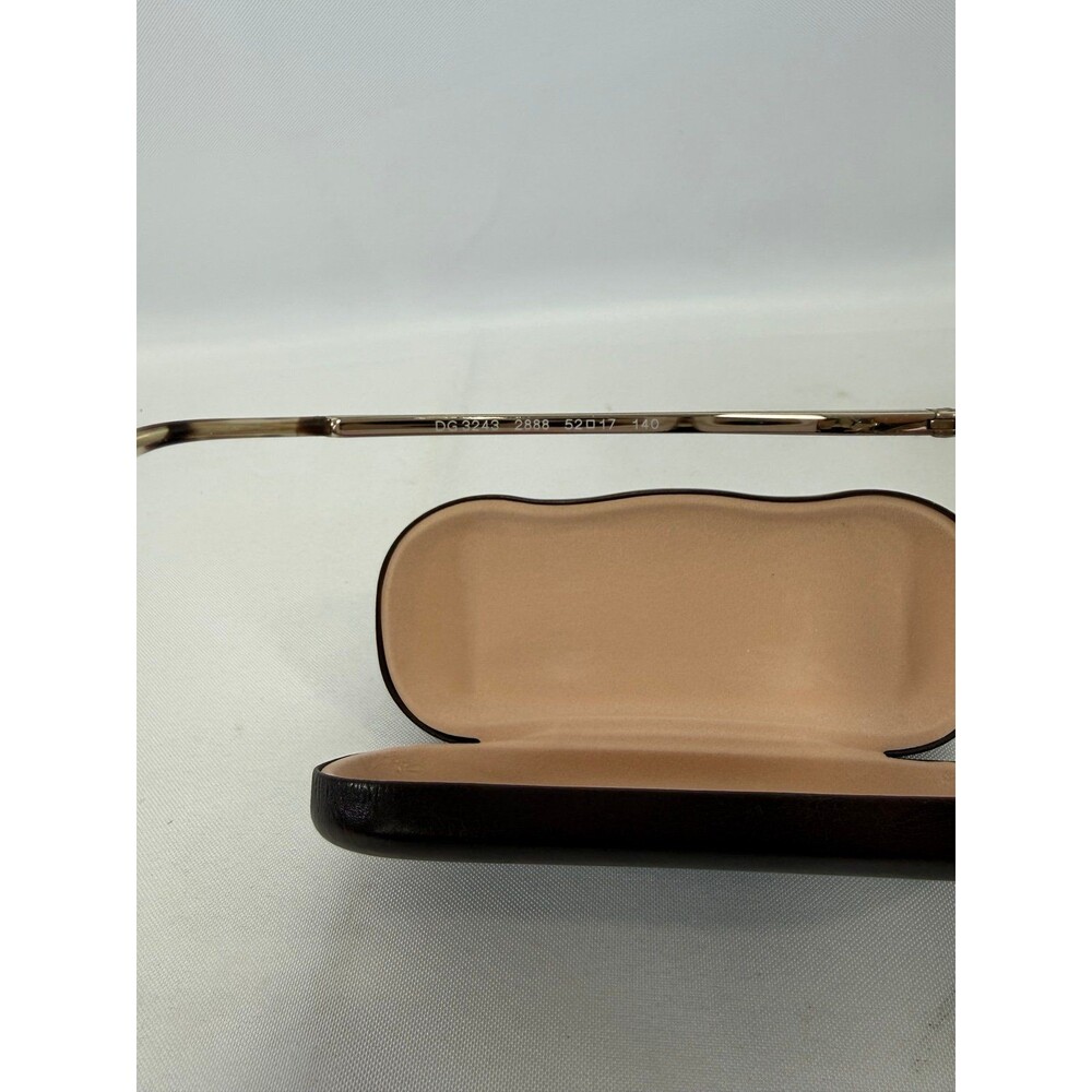 Dolce & Gabbana DG3243 Model Frames Tortoise-patterned front & Metal Temples - Picture 3 of 5